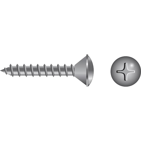 Seachoice Thread Forming Screw, #14 x 3/4 in, 18-8 Stainless